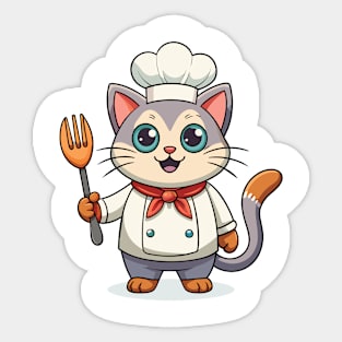 Cat Chef Sticker